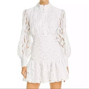 NWT Bardot Remy Lace Long Sleeve Mini Dress
